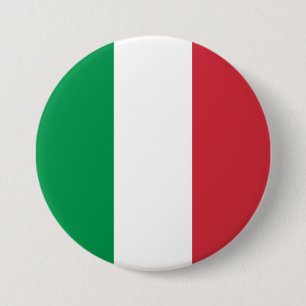 Italien Flagga Knapp