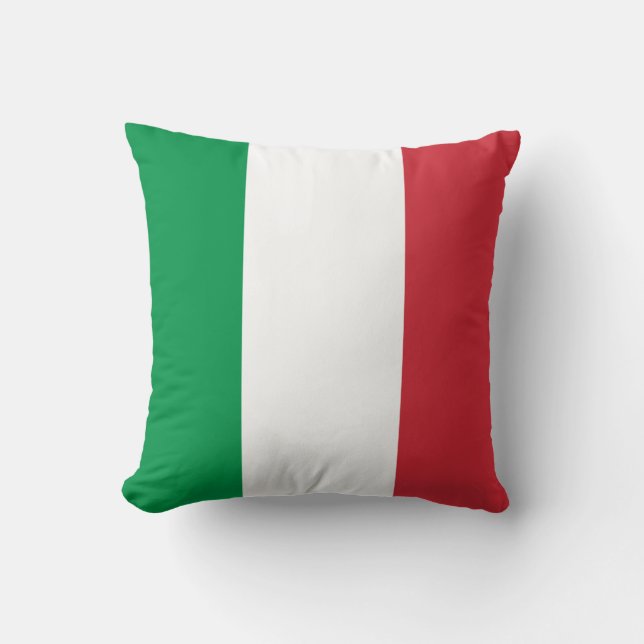 Italien Flagga Kudde (Framsida)