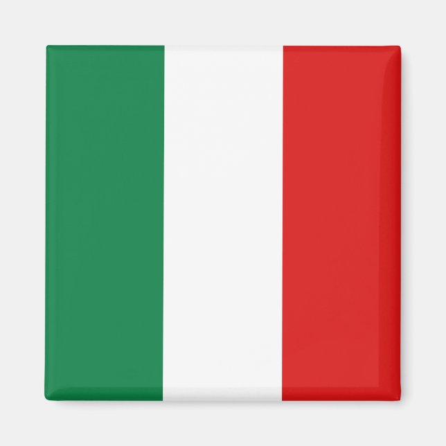 Italien Flagga Magnet (Framsidan)