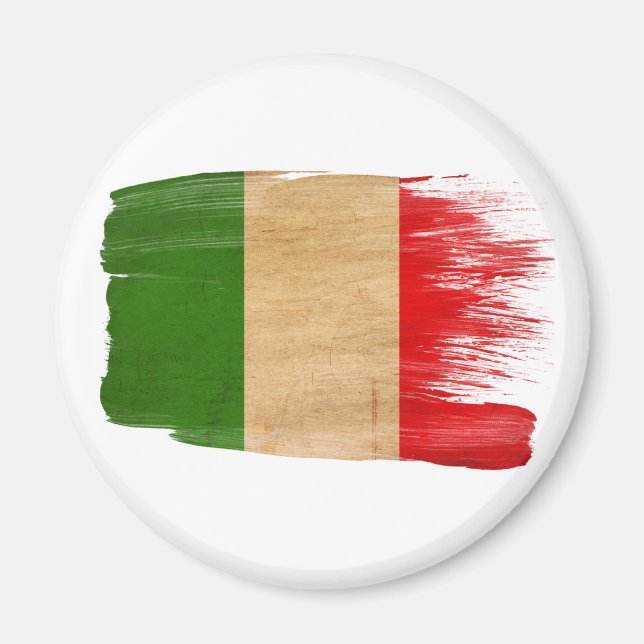 Italien Flagga Magnet (Framsidan)