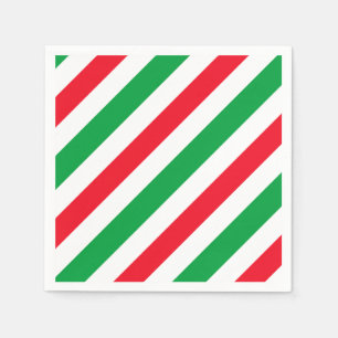 Italien flagga mönster pappersservett
