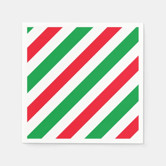 Italien flagga mönster pappersservett (Framsidan)