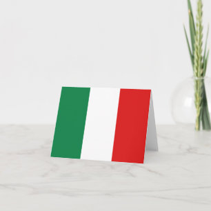 Italien Flagga Notecard Kort