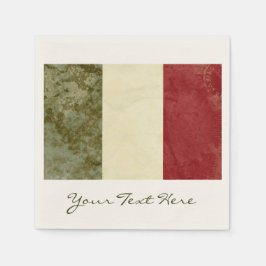 Italien Flagga Party Napkins Pappersservett