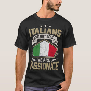 Italien Flagga Passionate Italians Girls & Women T Shirt