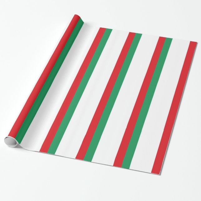 Italien Flagga Presentpapper (Utrullad)