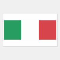 Italien Flagga Sticker