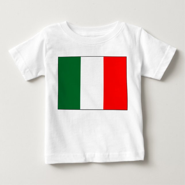 Italien flagga t-shirts (Framsida)