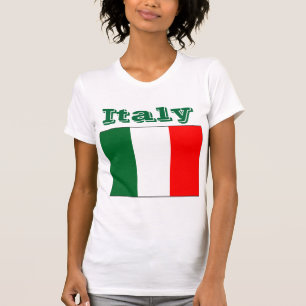 Italien flagga t-shirts