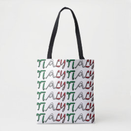 Italien Flagga Typografi, europeisk Land Tygkasse