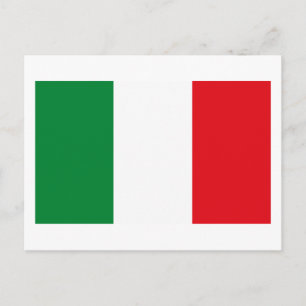 Italien Flagga vykort