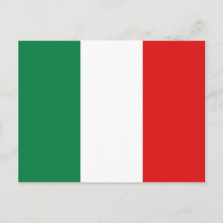 Italien Flagga vykort