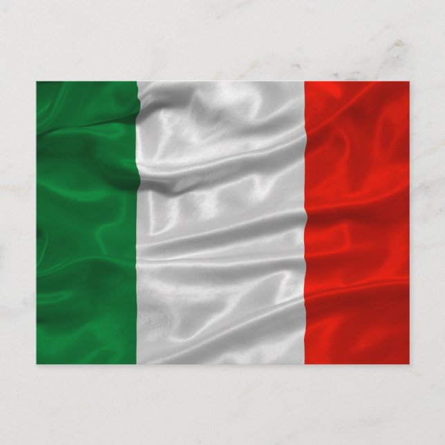 Italien Flagga vykort (Framsida)