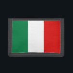 Italien Flagga Wallet<br><div class="desc">Italiens flagga på framsidan av plånboken kommer att väcka italienska minnen varje gång den dras ur fickan.</div>