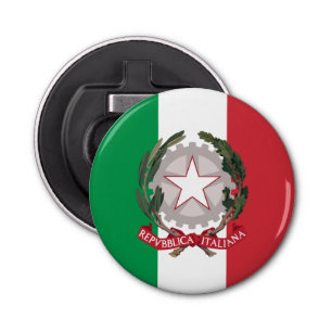 Italien Flaska-öppnare, italienska Flagga, Emblem/ Flasköppnare