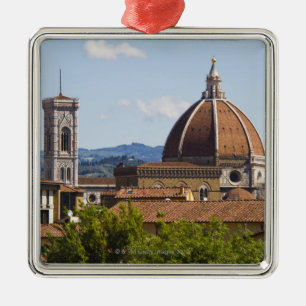 Italien Florence, beskådar av den Florence Julgransprydnad Metall