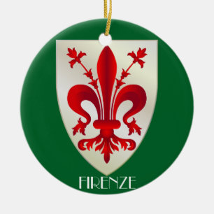 Italien - Florence keramisk julprydnad Julgransprydnad Keramik