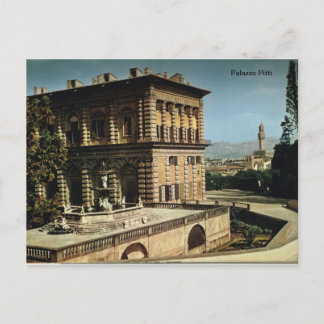 Italien, Florens, Firenze, 1908, Palazzo Pitti, Vykort