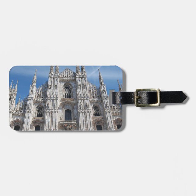 Italien för DuomodiMilano Milan domkyrka Bagagebricka (Horisontell Framsida)