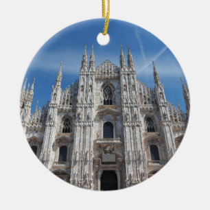 Italien för DuomodiMilano Milan domkyrka Julgransprydnad Keramik