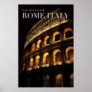 italien för kolosseum rome poster