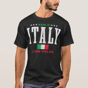 Italien - för länge sedan - ett lustigt italienskt t shirt