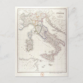 Italien före enandet vykort
