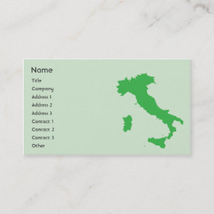 Italien - företag visitkort