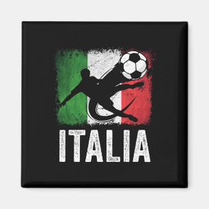 Italien Fotboll Fan Jersey Magnet