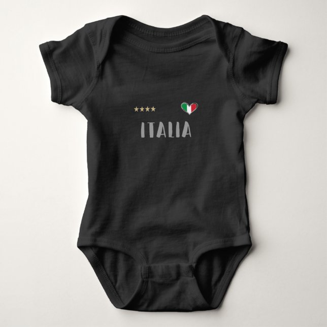 Italien Fotboll Fläkt Shirt Flagga T (Framsida)