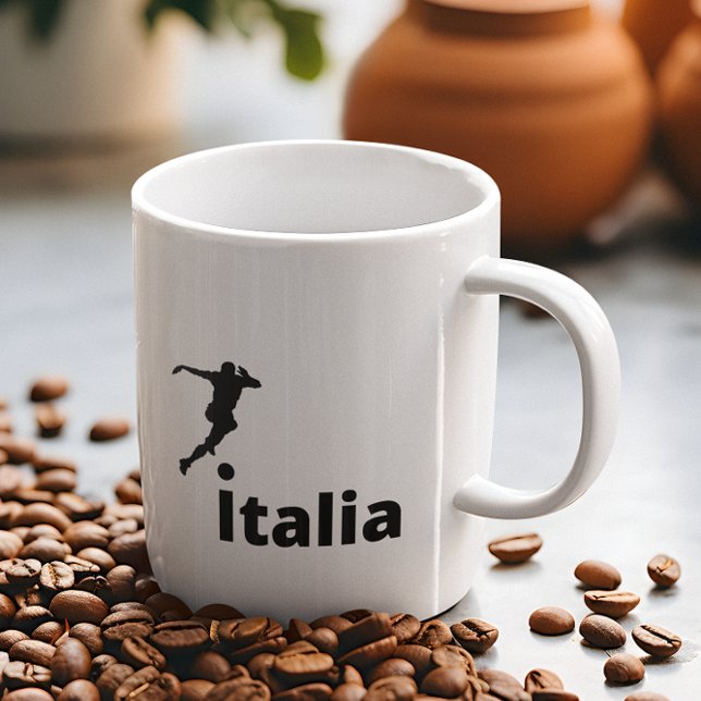 Italien fotboll kaffemugg (Skapare uppladdad)