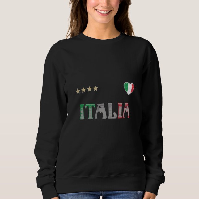 Italien Fotboll Supporter Tröja Flagga (Framsida)