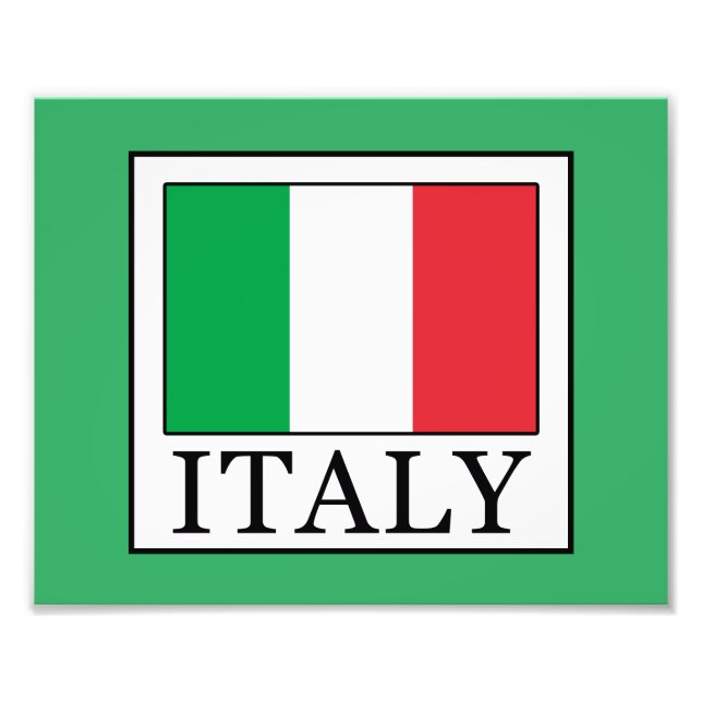 Italien Fototryck (Framsidan)
