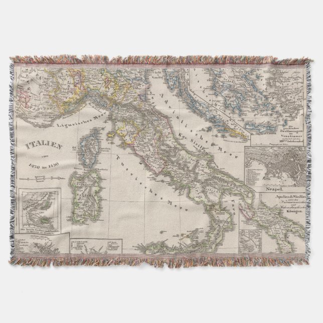 Italien från 1270 till 1450 filt (Framsidan)