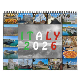 Italien från ovan – 2026 Drönarfotograferingskalen Kalender