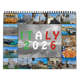 Italien från ovan – 2026 Drönarfotograferingskalen Kalender