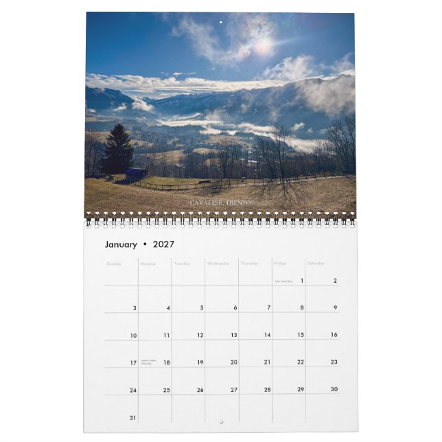 Italien från ovan – 2026 Dronefotokalender Kalender (Jan 2027)