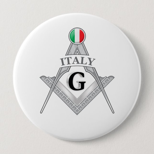 Italien frimureri tecken knapp (Framsida)