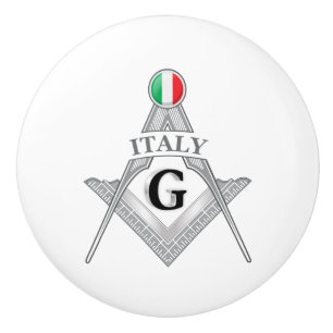 Italien frimureri tecken knopp