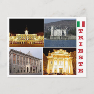 Italien - Friuli Venice Giulia - Trieste - Mosaic  Vykort