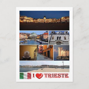 Italien - Friuli Venice Giulia - Trieste - Mosaic  Vykort