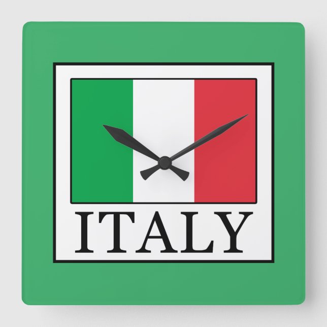 Italien Fyrkantig Klocka (Framsida)