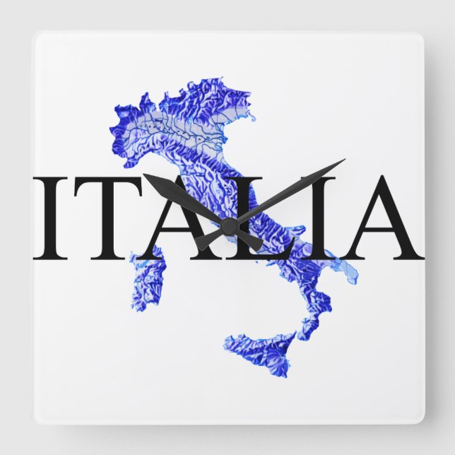 Italien Fyrkantig Klocka (Framsida)