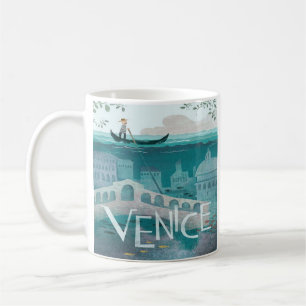 italien Gondola retorpost för resesemester   Kaffemugg