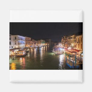 Italien - Grand Canal Venice per natt Magnet