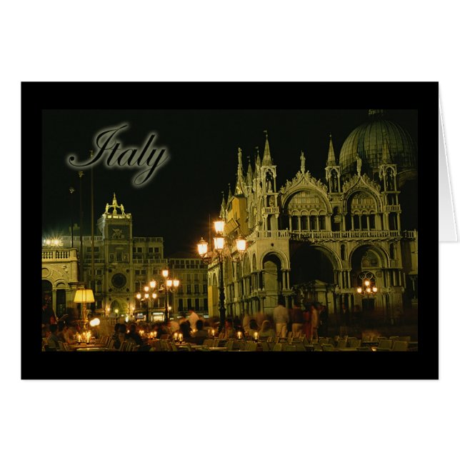 Italien Hälsningskort (Framsidan Horizontal)