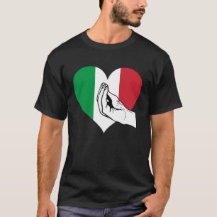 Italien Hand Italiana Italien Converting Culture T Shirt