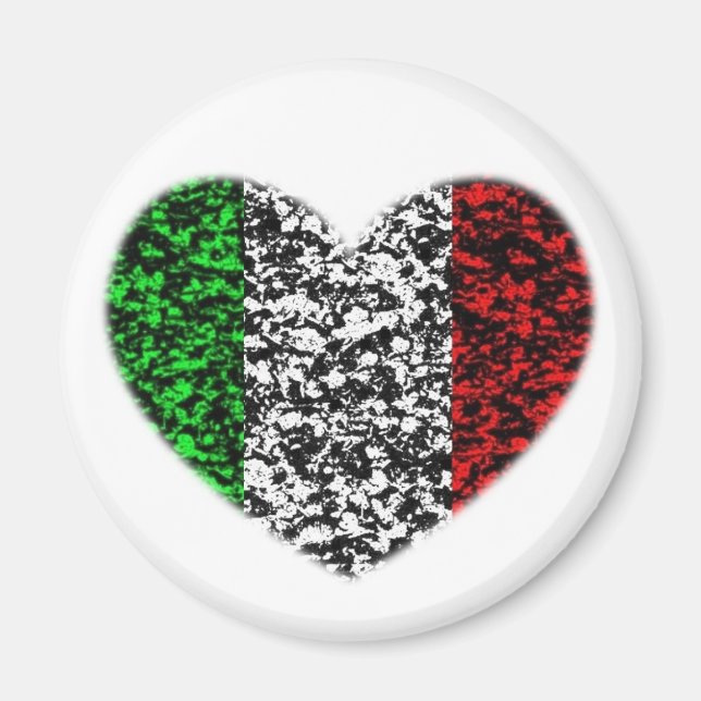 Italien Heart Magnet (Framsidan)