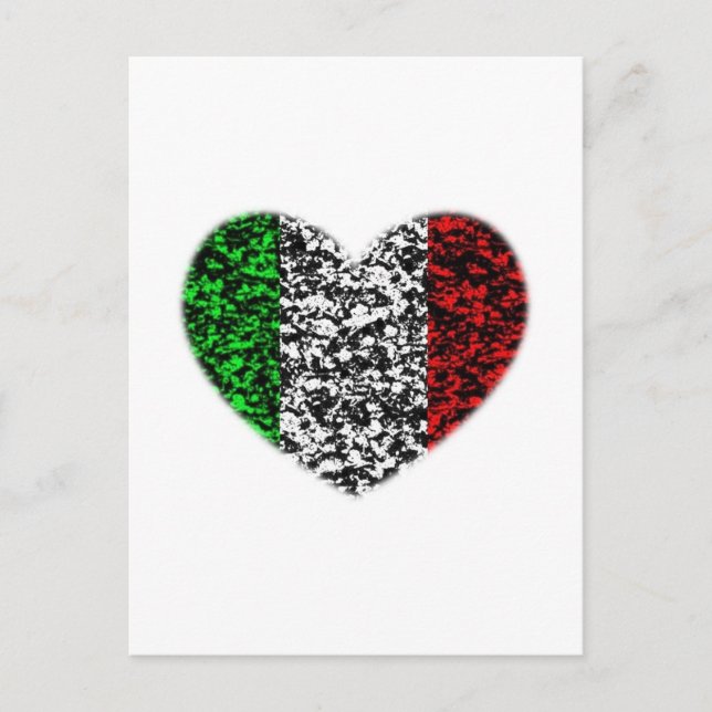 Italien Heart Vykort (Framsida)
