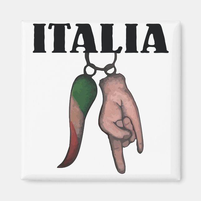 ITALIEN HORN MED EVIL ÖGA, CORNO MAGNET (Framsidan)